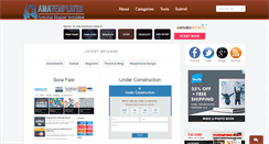 Desktop Screenshot of amatemplates.com